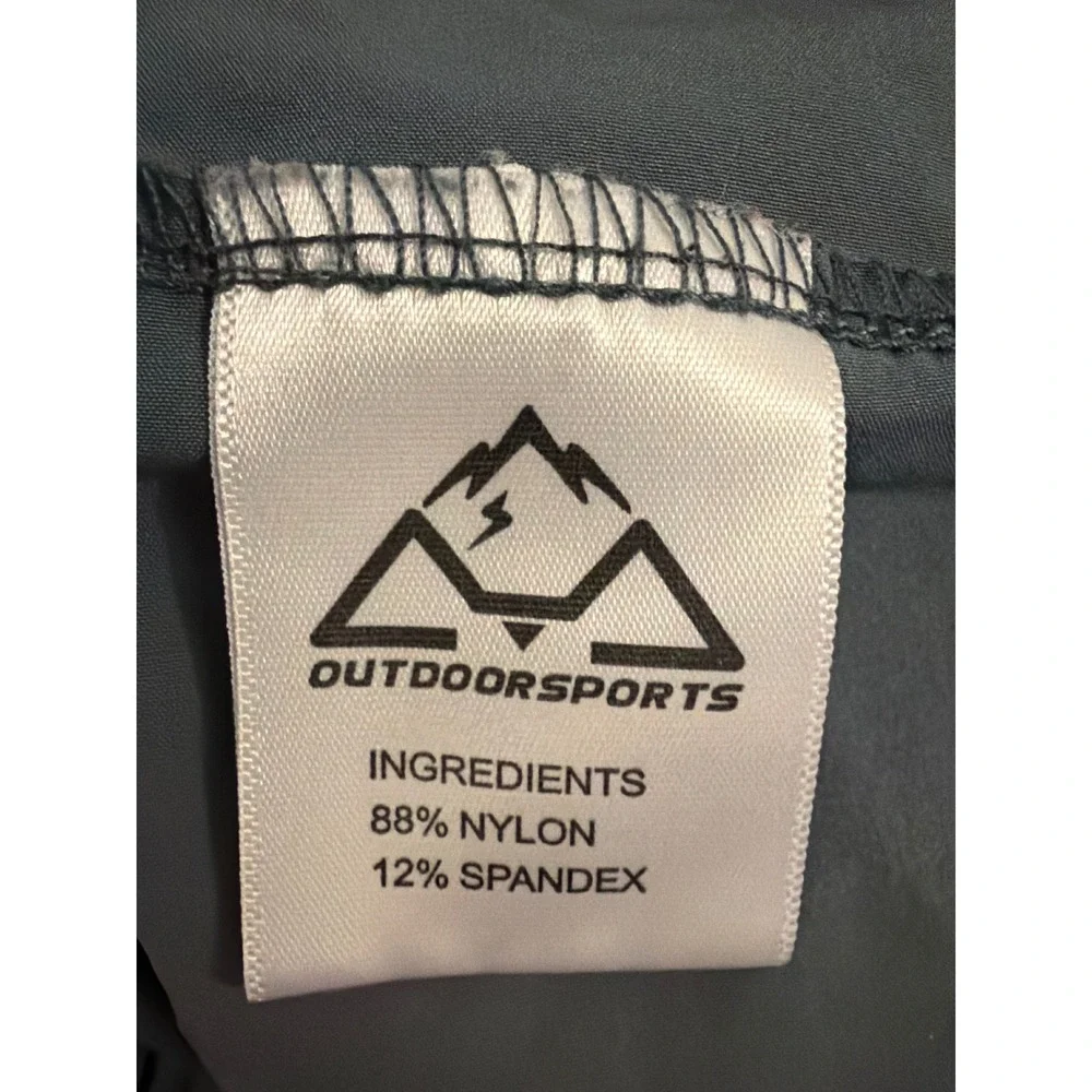 Outdoor Sports Cargo Pants Mens 33 YD0006 Blue Gray Stretch Lightweight Hiking